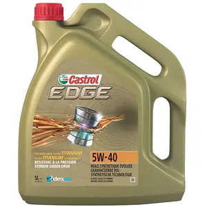 CASTROL Huile moteur Edge 5W-40 - 5 L - Avec Titanium FSTVendu parcdiscount