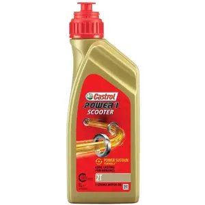 Comparateur de prix : Castrol - 12x Huile Power 1 compatible avec Scooter 2T Bidon de 1 Litre