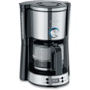 Comparateur de prix : Severin SEVERIN KA 4826 - Cafetière - 10 tasses - noir/inox brossé