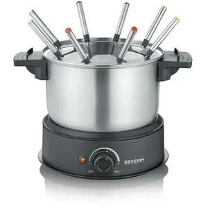 Comparateur de prix : SEVERIN FO 2473 - Fondue - 1.4 litres - 1500 Watt - noir/inox