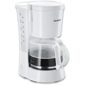 SEVERIN - Cafetière filtre - 10/15 tasses - 800W - blanche - 4478 pas cher