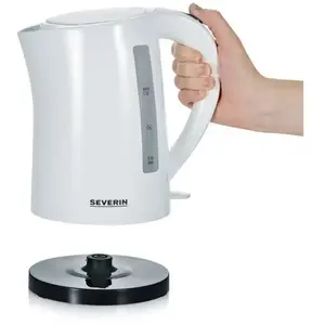 Severin SEVERIN WK 3494 - Bouilloire - 1.5 litres - 2.2 kWatt - blanc/noir pas cher