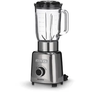 Comparateur de prix : Blender- SEVERIN - SM3710 - 1000 W - Pichet en verre 1,5 L - Inox