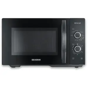 7785 Micro-ondes noir 800 w fonction grill, fonction minuteur - Severin pas cher