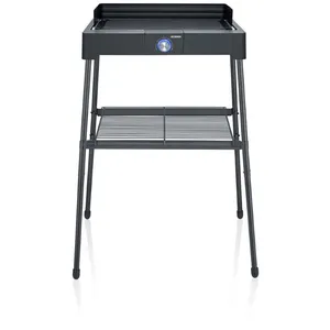 Comparateur de prix : Gril barbecue électrique sur pieds Severin PG8568 2200 W Noir