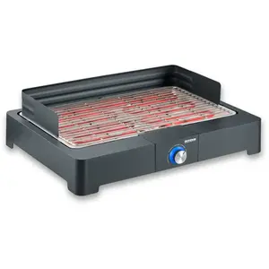 Comparateur de prix : Severin PG 8565 Grill de table électrique noir, acier inoxydable 2200 W