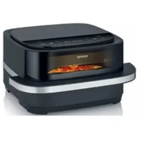 Severin FR 2464 Pizza-Heißluftfritteuse 2100 W Schwarz pas cher