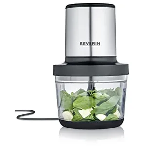 Comparateur de prix : SEVERIN KM 3867 - Hachoir - 1 litre - 400 Watt - Noir mat / inox brossé