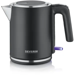 Severin - 9555 Bouilloire sans fil noir, argent Contenance: 1 lVendu parkaufland