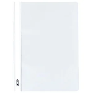 herlitz - Lot de 10 - chemise à lamelle, format A4, en film PP, blanc pas cher