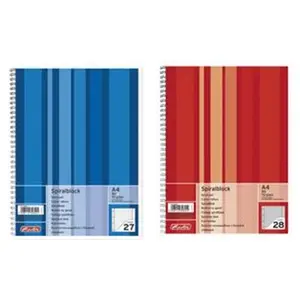 herlitz - Cahier A4, 80 feuilles, ligné, 27 lignes, marge gauche et droite pas cher