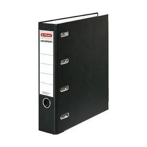 Comparateur de prix : Herlitz 10842250 classeur à 4 anneaux max.file protect a4 en carton fsc (noir)