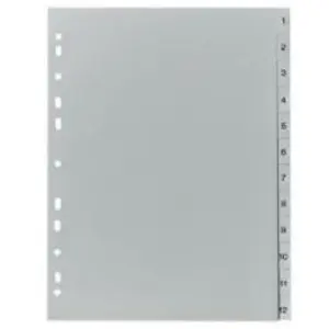 Comparateur de prix : Herlitz 10841252 Intercalaires perforés 1 31, 23 x 29,7 cm, PP avec touches 1 1-31