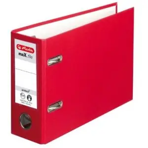 Herlitz 10842342 Classeur à anneaux Rouge pas cher