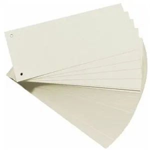 Comparateur de prix : herlitz Intercalaires, pour format A4, carte lustrée, blanc