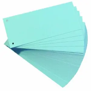 Comparateur de prix : Herlitz 10843480 Lot de 100 intercalaires Bleu