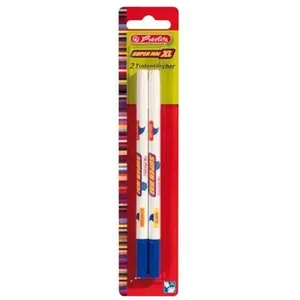Comparateur de prix : Herlitz Superhai XL Lot de 2 Stylos correcteurs Blanc/Bleu