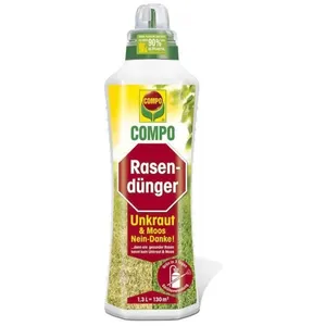 Engrais gazon Mauvaises herbes & mousse Non merci ! 1,3 L Compo pas cher