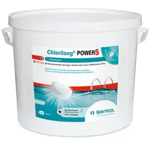 Comparateur de prix : Chlorilong Power 5 - 10 kg de Bayrol - Chlore, oxygène actif, brome