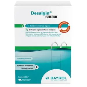 Comparateur de prix : Anti-Algues Desalgin Shock 1,60 kg - Bayrol