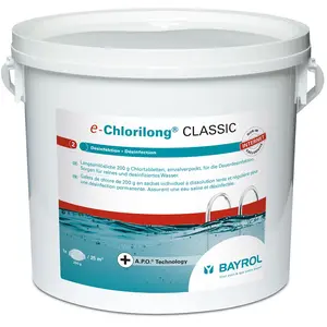 Bayrol - chlore lent galet 250g 5kg - chlorilong classic TU pas cher