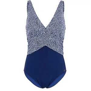Fashy Survêtement Maillot de Bain Une pièce, Marine, 46/D Femme pas cher