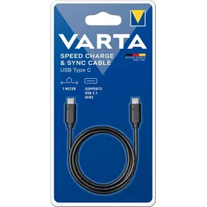 Varta Câble Charge Et Synchronisation Rapides Usb-c Vers Usb-c 1 M pas cher