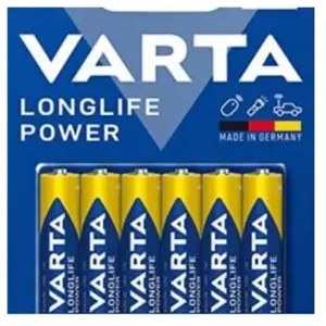 Varta Batterie 4008496978359 LONGLIFE Power LR03 X 6, sconosciuto, Taglia Unica pas cher