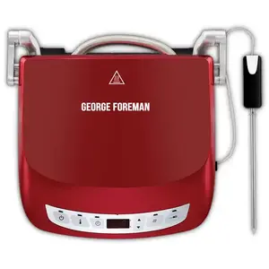 GEORGE FOREMAN Grill Evolve Precision 24001-56 - Ecran digital - 1440 W - RougeVendu parconforama