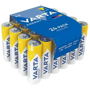 Comparateur de prix : VARTA Pack de 24 piles alcalines Energy AA (LR06) 1,5V