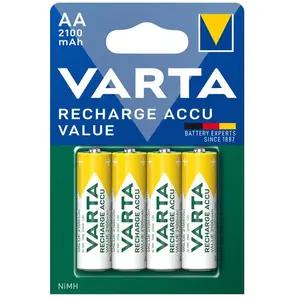 Batteries rechargeables R06 AA - VARTA - 56616 - 2100mAh - 1,2V - NiMh pas cher