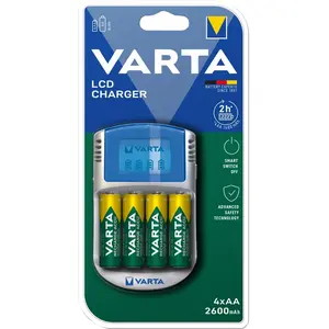 Varta - Batterie Varta NiMH, chargeur universel, chargeur LCD avec