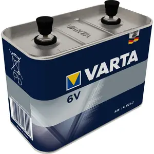 Comparateur de prix : Pile Professional 435 Alcaline 4LR25-2 6V - VARTA - 00435101111