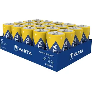 Boîte de 20 piles alcalines industrial pro 1,5v lr14 - varta - 4014211111 pas cher