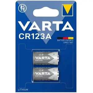 Comparateur de prix : Pile Cylindrique Lithium CR123A, 3 v, 2 pièces en blister (06205 301 402) - Varta