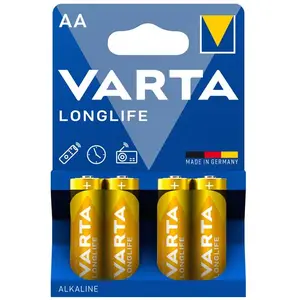 Comparateur de prix : Varta Lot de 4 piles alcalines Longlife Extra LR06 - AA
