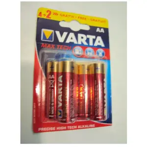 Comparateur de prix : Varta - Blister de 6 piles LR06 max-tech aa (dont 2 gratuites) 4706101404