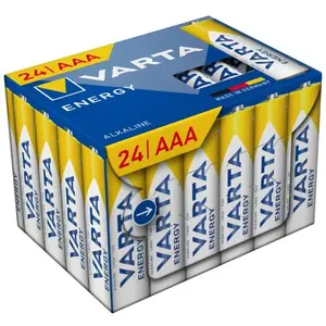 VARTA Pile alcaline Energy 24er Cube Pack Micro AAA