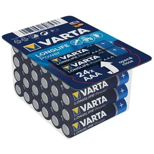 Comparateur de prix : Pile alcaline 1.5V AAA Longlife VARTA - boîte de 24 - 4 903 301 124 TU
