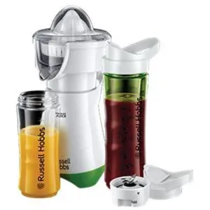 Comparateur de prix : Spectrum Brands Russell Hobbs Explore 21352-56 Mix & Go Juice - Presse-citron/mixeur - 300 Watt