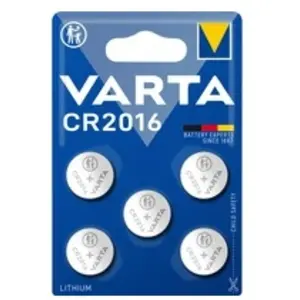 Comparateur de prix : Varta Pile bouton CR 2016 3 V 5 pc(s) 87 mAh lithium LITHIUM Coin CR2016 Bli 5
