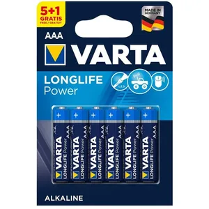 Varta Piles LR03 AAA : Lot de 5 + 1 gratuite aille Unique Coloris Unique pas cher
