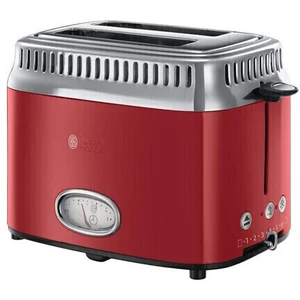 Comparateur de prix : Grille-pain Retro RUSSELL HOBBS 21680-56 - 2 fentes - 1300 W - Rouge