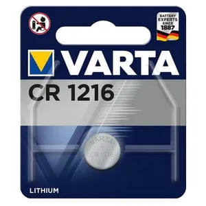 Comparateur de prix : Varta - lithium 3V-25mAh 6216.801.401 (1pc/bl) CR1216 RI464