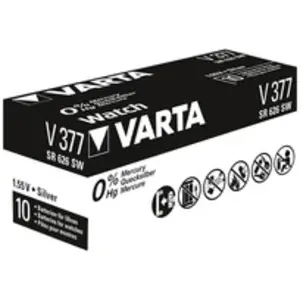 Varta Varta - Pile bouton montre SR 626 SW V377 pas cher