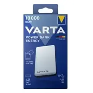 Comparateur de prix : Powerbank - VARTA - Energy 10000 - LiPo 10000 mAh - Couleur Blanc - 1 pc(s)