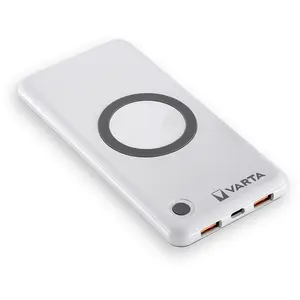 Comparateur de prix : Varta VARTA Wireless Power Bank 10 Ah 3,7 V  USB-A : 2x  USB-C : 1x