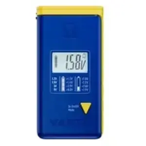 Testeur de piles - VARTA - 00893 - LCD - Plage de mesure 1,2V à 9V - Compact et pratique