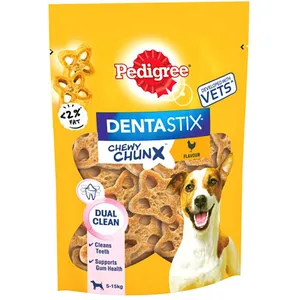68g Pedigree Dentastix Chewy Chunx Mini poulet (pour petit chien) - Friandises pour chien