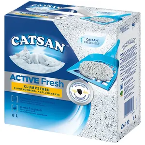 Comparateur de prix : Catsan Active Fresh Litière agglomérante pour 8 L, (1 x 8 L)